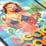 Beach Party - Premium Flyer Template + Facebook Cover - Image 3