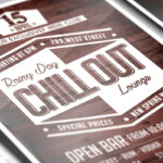 Chill Out - Premium Flyer Template + Facebook Cover - Image 3