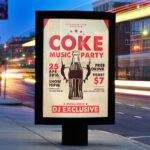 Coke Music Party - Premium Flyer Template + Facebook Cover - Image 2