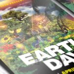 Earth Day Celebration - Free Club and Party Flyer PSD Template - Image 3
