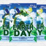 Earth Day - Premium Flyer Template + Facebook Cover