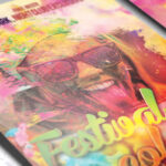 Festival of Color - Premium Flyer Template + Facebook Cover - Image 3