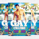 Gay Cruise - Premium Flyer Template + Facebook Cover