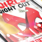 Girls Night Out - Premium Flyer Template + Facebook Cover - Image 3