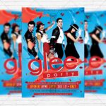 Glee Party - Premium Flyer Template + Facebook Cover