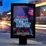 Glow Night - Premium Flyer Template + Facebook Cover - Image 2