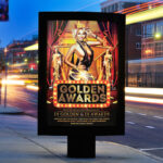 Golden Awards - Premium Flyer Template + Facebook Cover - Image 2
