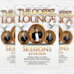 The Gospel Lounge - Premium Flyer Template + Facebook Cover