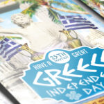 Greece Independence Day - Premium Flyer Template + Facebook Cover - Image 3