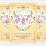 Happy Mothers Day - Premium Flyer Template + Facebook Cover