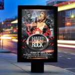 Hard Rock Party - Premium Flyer Template + Facebook Cover - Image 2
