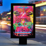 Holi Festival - Premium Flyer Template + Facebook Cover - Image 2