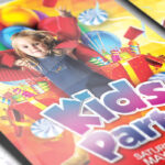 Kids Party - Premium Flyer Template + Facebook Cover - Image 3