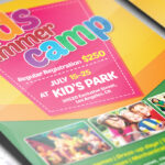 Kids Summer Camp - Premium Flyer Template + Facebook Cover - Image 3