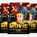 Movie Night - Premium Flyer Template + Facebook Cover