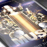 Music Night - Premium Flyer Template + Facebook Cover - Image 3