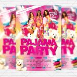 Pajama Party - Premium Flyer Template + Facebook Cover