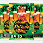 Saint Patricks Day - Premium Flyer Template + Facebook Cover