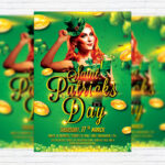 Patricks Day - Premium Flyer Template + Facebook Cover