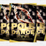 Pole Dance Night - Premium Flyer Template + Facebook Cover