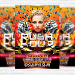 Rush Hour - Premium Flyer Template + Facebook Cover