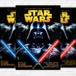Star Wars - Free Club and Party Flyer PSD Template
