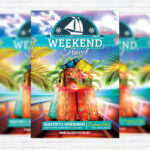 Travel Weekend - Premium Flyer Template + Facebook Cover