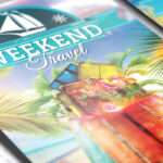 Travel Weekend - Premium Flyer Template + Facebook Cover - Image 3