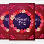 Womens Day - Premium Flyer Template + Facebook Cover