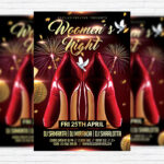 Women's Night - Premium Flyer Template + Facebook Cover
