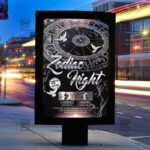 Zodiac Night - Premium Flyer Template + Facebook Cover - Image 2