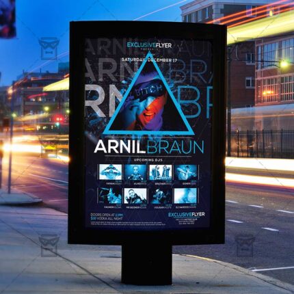 Dj Event - Premium Flyer Template + Facebook Cover-2