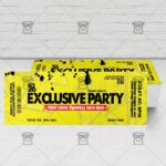 Exclusive Party - Premium PSD Ticket Template-1