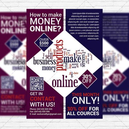 make_money-premium-flyer-template-instagram_size-1