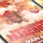 Who Packed your Parachute – Premium Flyer Template + Instagram Size Flyer-3