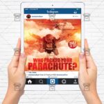 Who Packed your Parachute – Premium Flyer Template + Instagram Size Flyer-4