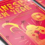 Download Chinese New Year Party PSD Flyer Template Now