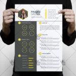 Yellow Clean Resume - Free PSD Template