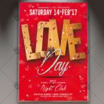 Love Day - Premium Flyer PSD Template