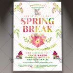 Spring Break - Premium Flyer PSD Template