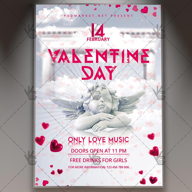 111-20-1.jpg Valentine Day - Premium Flyer PSD Template - Image 1