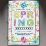 Spring Festival - Premium Flyer PSD Template