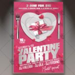 Valentine Party - Premium Flyer PSD Template