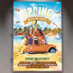 Spring Weekend Travel - Premium Flyer PSD Template