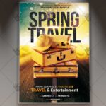 Spring Travel - Premium Flyer PSD Template