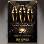 Bartenders Day - Premium Flyer PSD Template