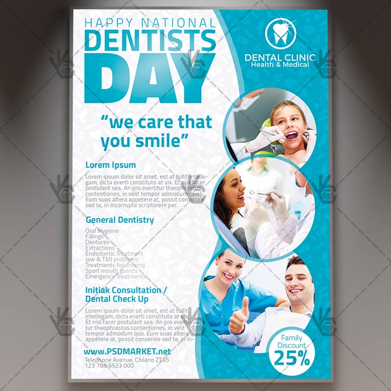 111-38.jpg National Dentists Day - Premium Flyer PSD Template - Image 1