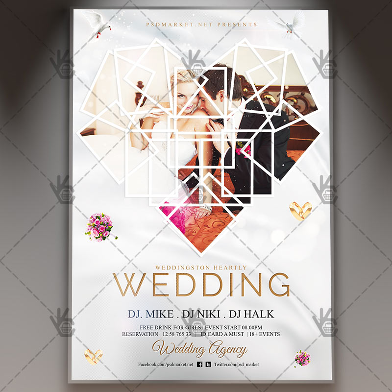 111-40.jpg Wedding - Premium Flyer PSD Template - Image 1