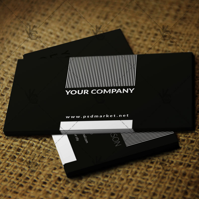 111-5-1.jpg Black - Premium Business Card PSD Template - Image 1