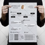 Grey Clean Resume - Free PSD Template